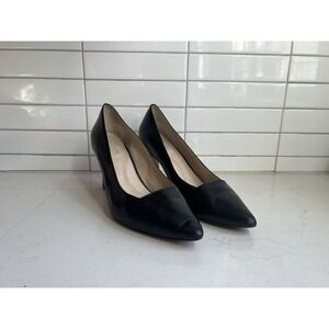Cole Haan Grand Series Women's Pump Black Leather Heels 9B Career Capsule Office